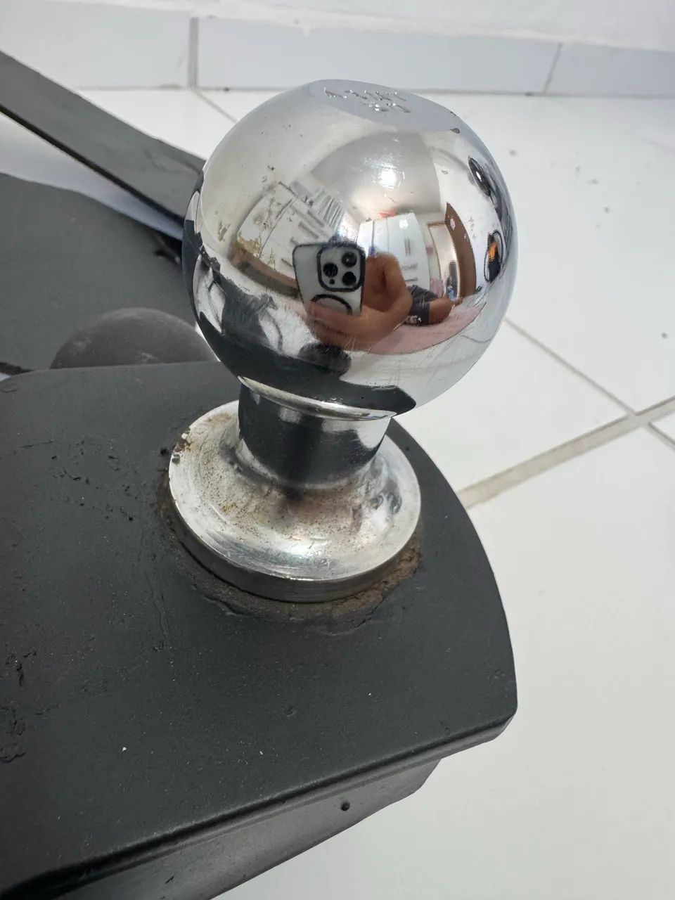 ? ENGATE DE REBOQUE FIAT PALIO - SEMI NOVO ? - Foto 4