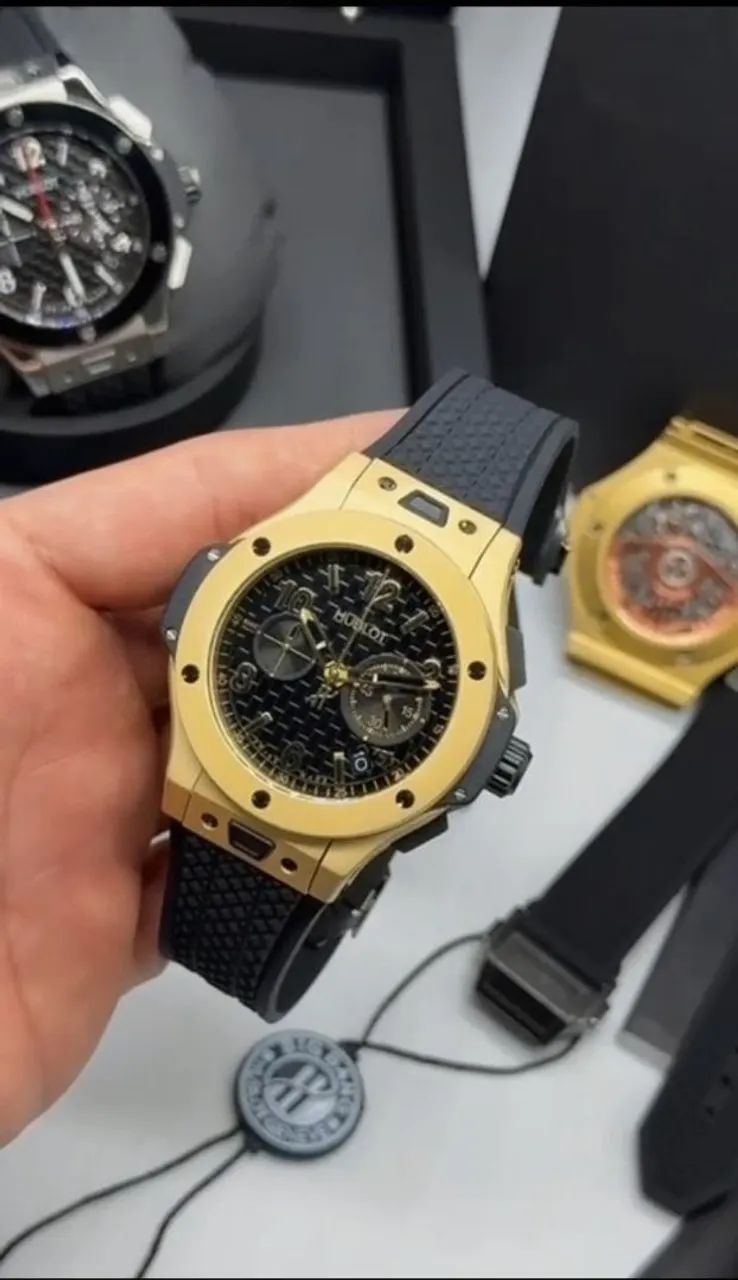 Relógio CLN Base ETA Estilo Hublot Big Bang Chronograph  - Foto 3