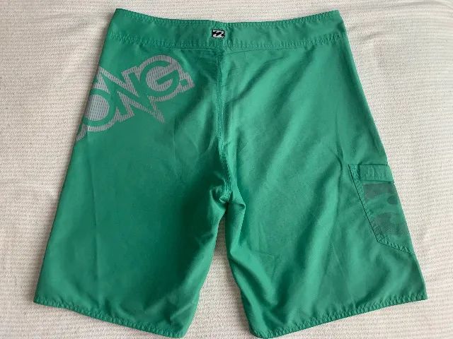 bermudas de surf billabong verde tamanho 44 - Foto 2