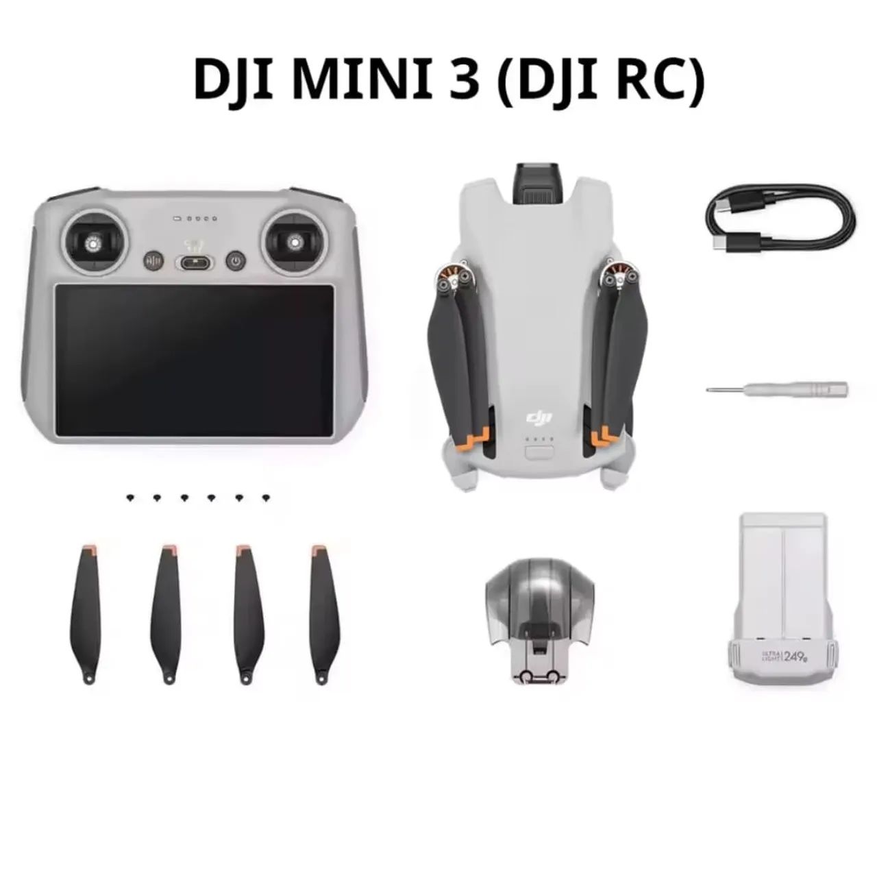 Drone DJI Mini 3 Standart Controle c/tela - Foto 4