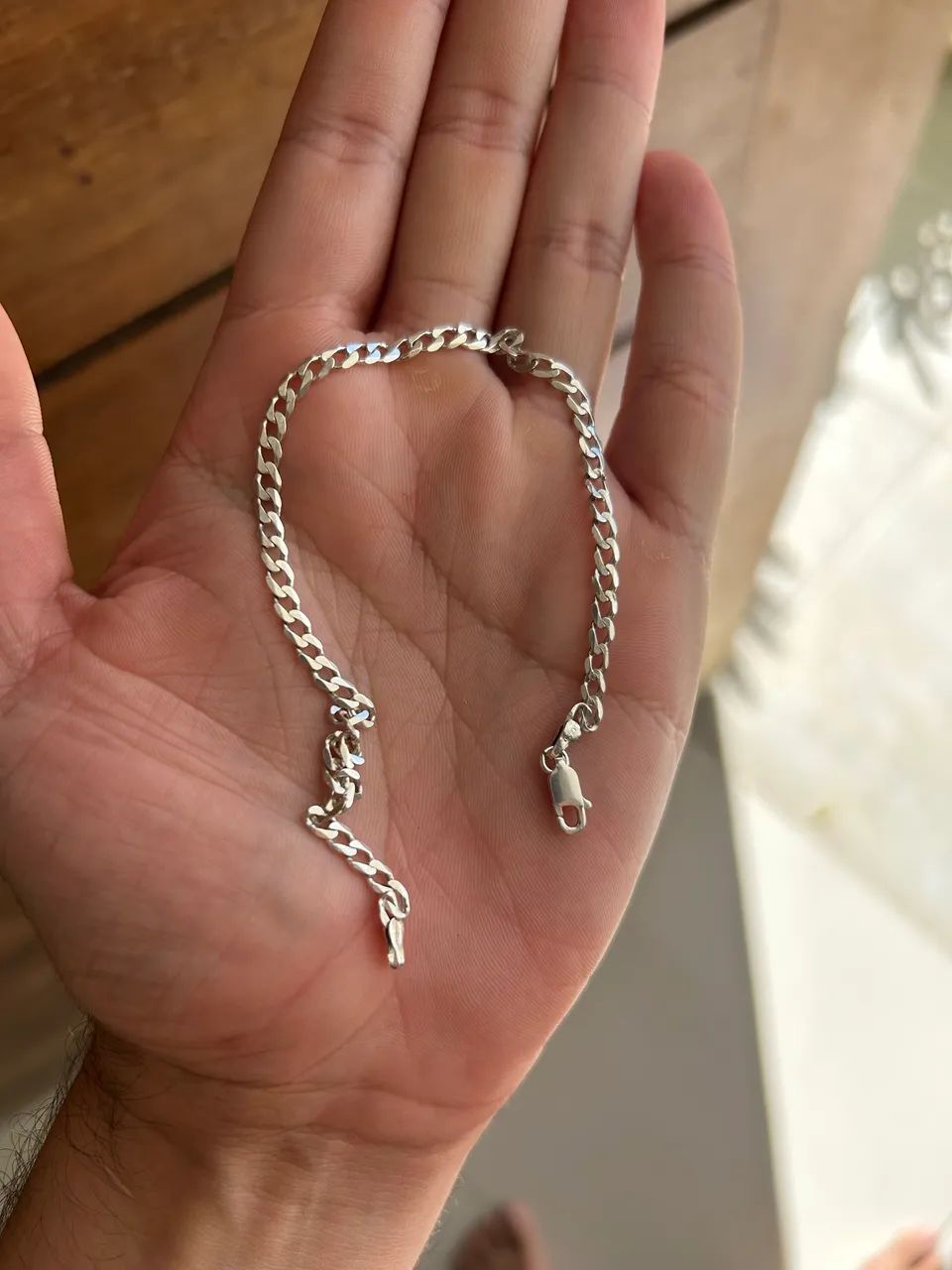 Pulseira de Prata 4mm
