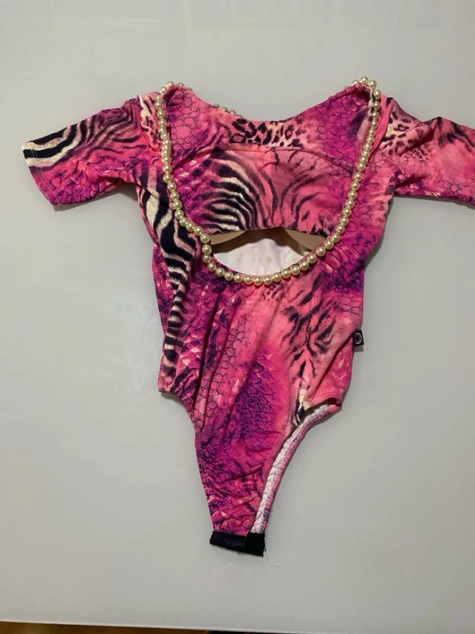 Body Semi novo com pérolas  - Foto 2