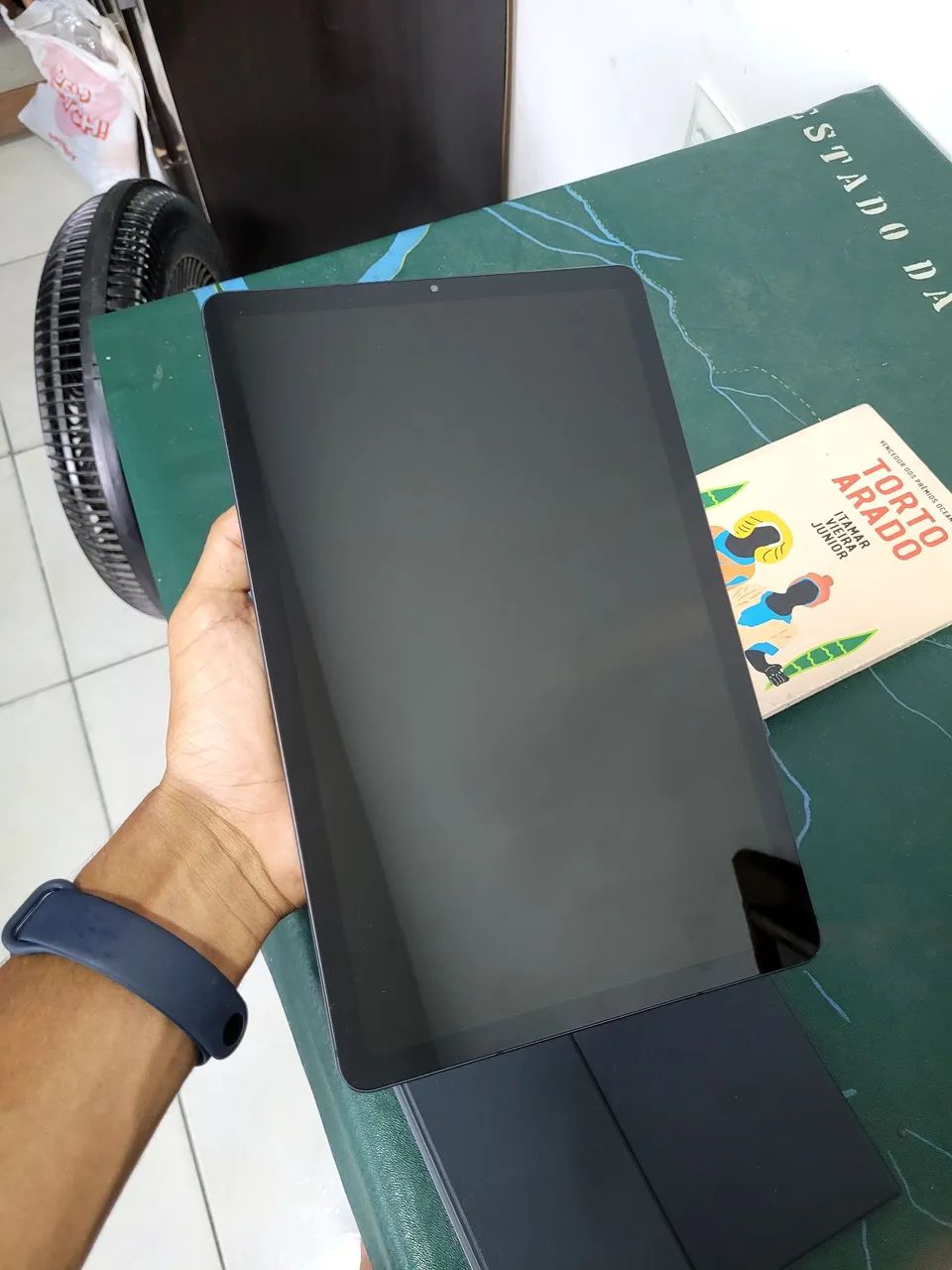 TAB S6 LITE Novo + Capa/caneta S pen original + Fone & Cartão SD - Foto 3