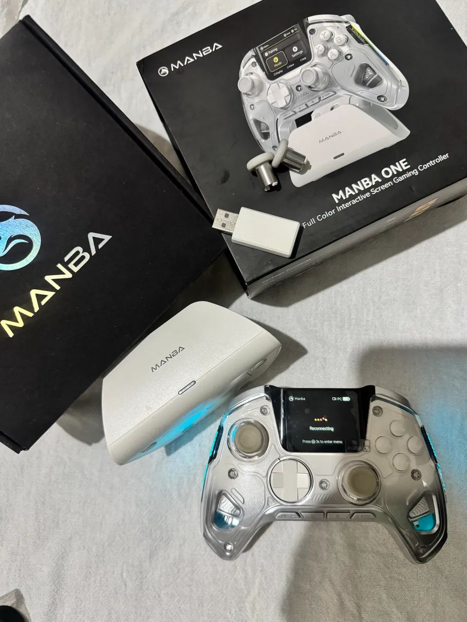 CONTROLE MANBA ONE - BRANCO | EXCELENTE ESTADO - Foto 3