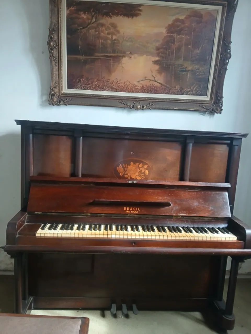 Piano Vertical da Marca Brasil conservadíssimo!! - Foto 4