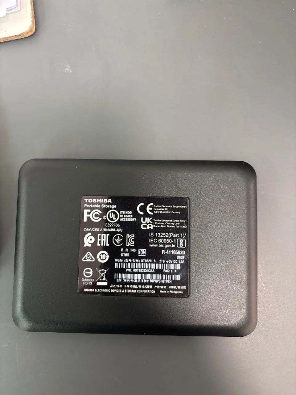 HD EXTERNO TOSHIBA 2TB - Foto 2
