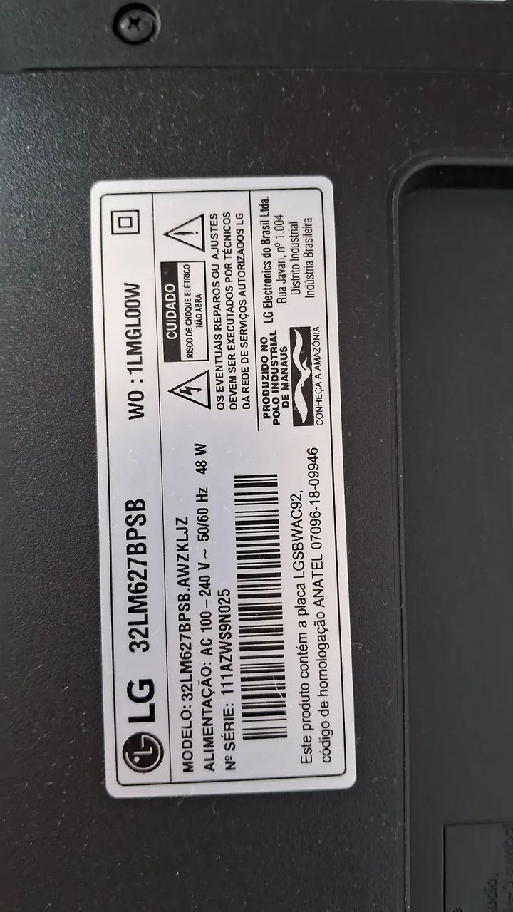 TV LG 32" LM627BPSB - Foto 3