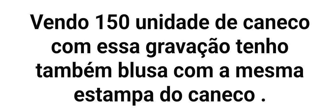 Vendo caneca ja com gravaçao