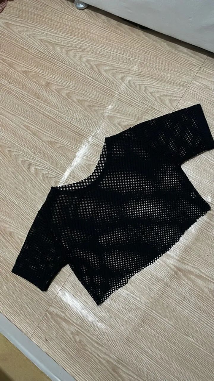 Blusa tela preta 