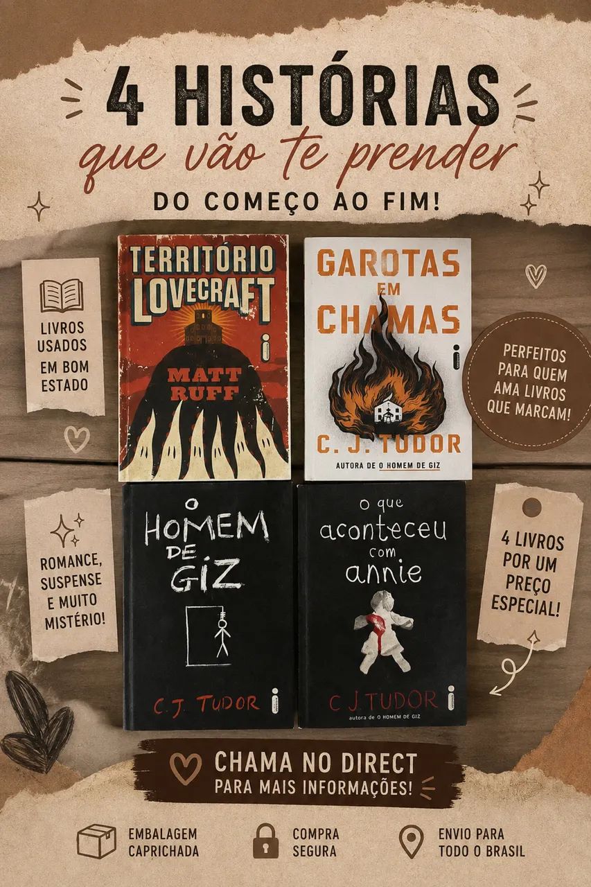 LIVROS USADOS À VENDA