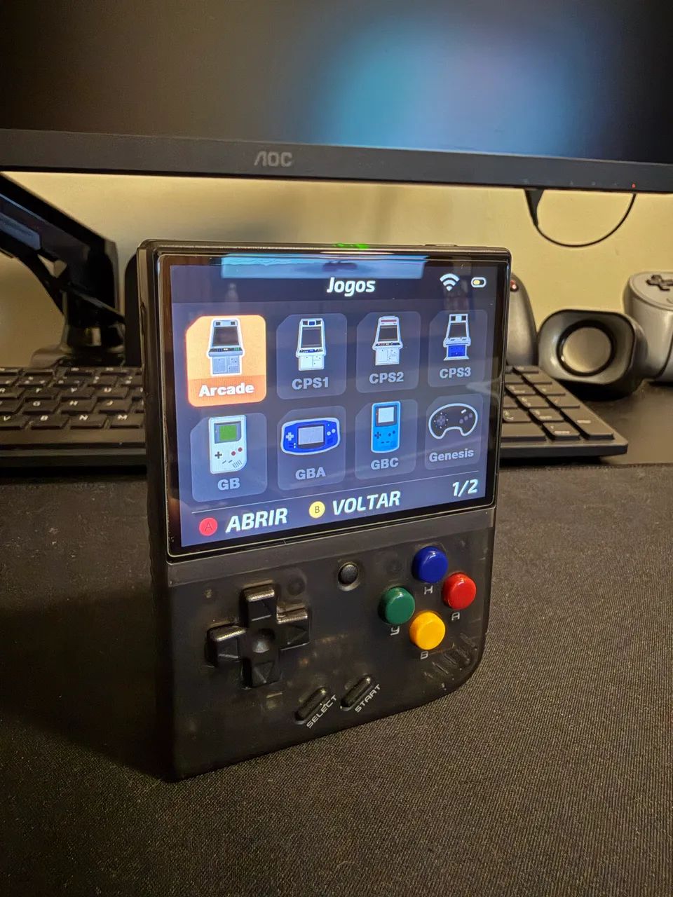 Vendo vídeo game retrô portátil - Miyoo plus - Foto 3