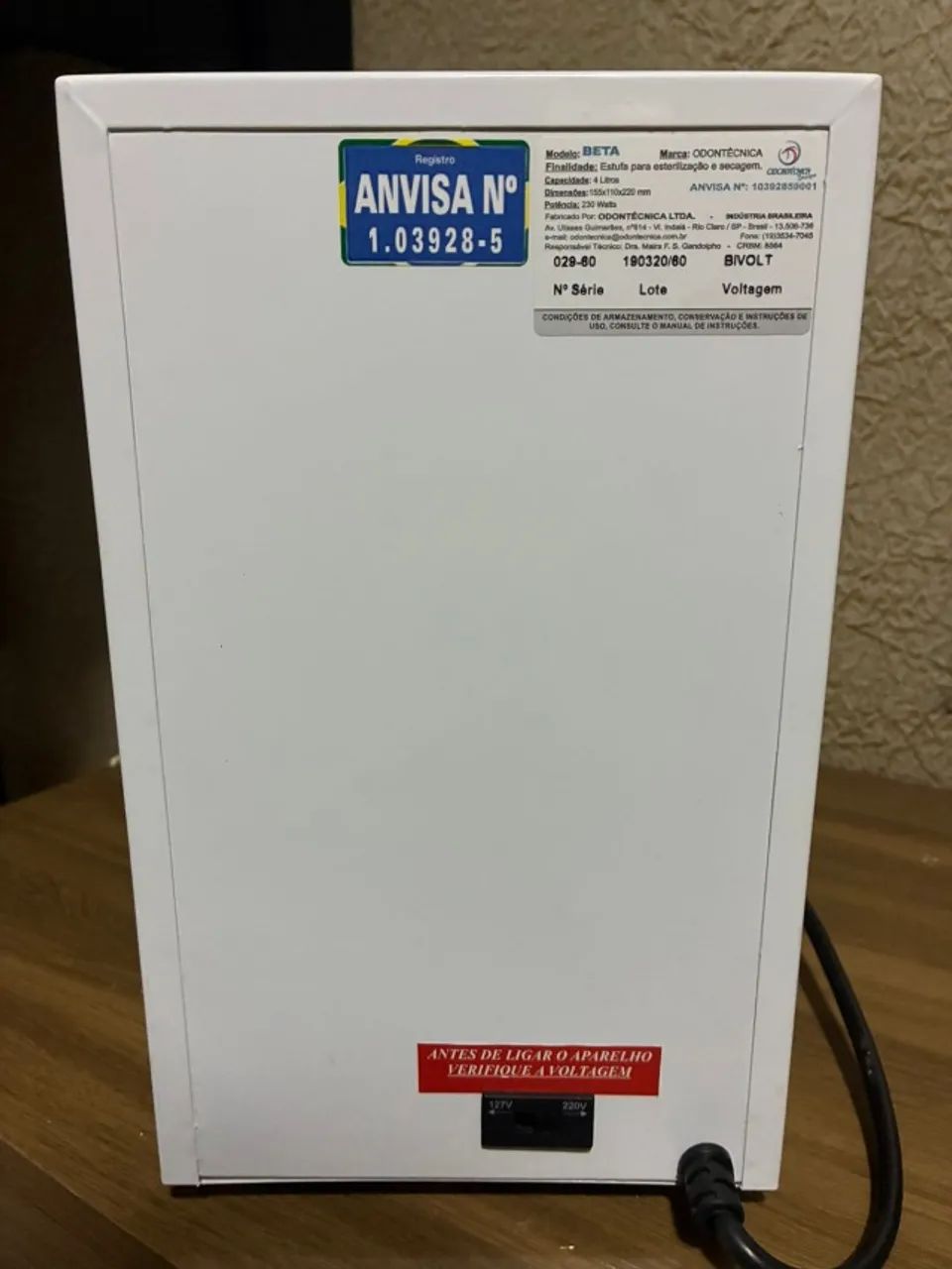 Estufa de Esterilização e Secagem Odontécnica Beta 4L Bivolt com Anvisa + Acessórios - Foto 2