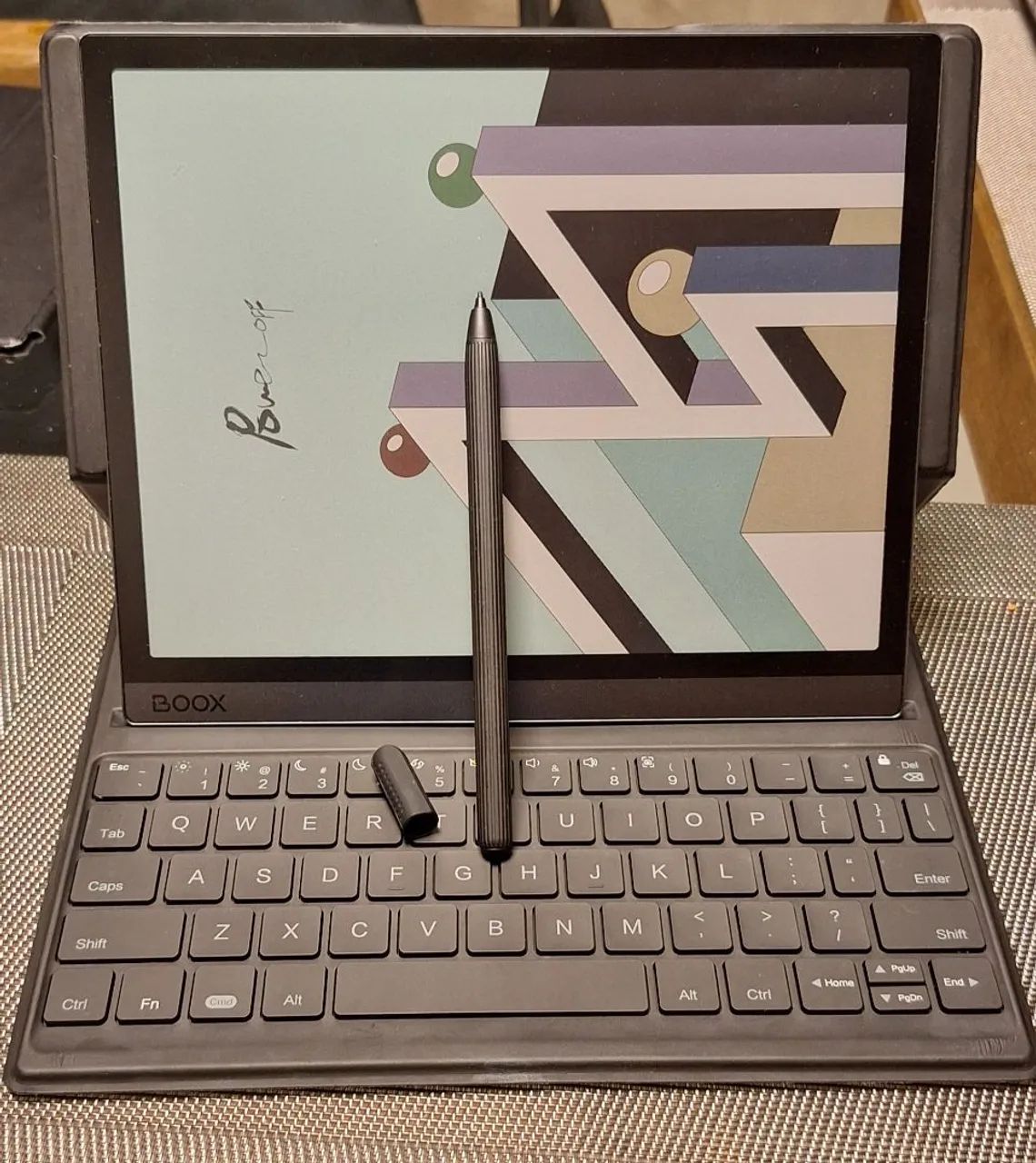 Boox Note Air 4C com teclado e capa - Foto 4