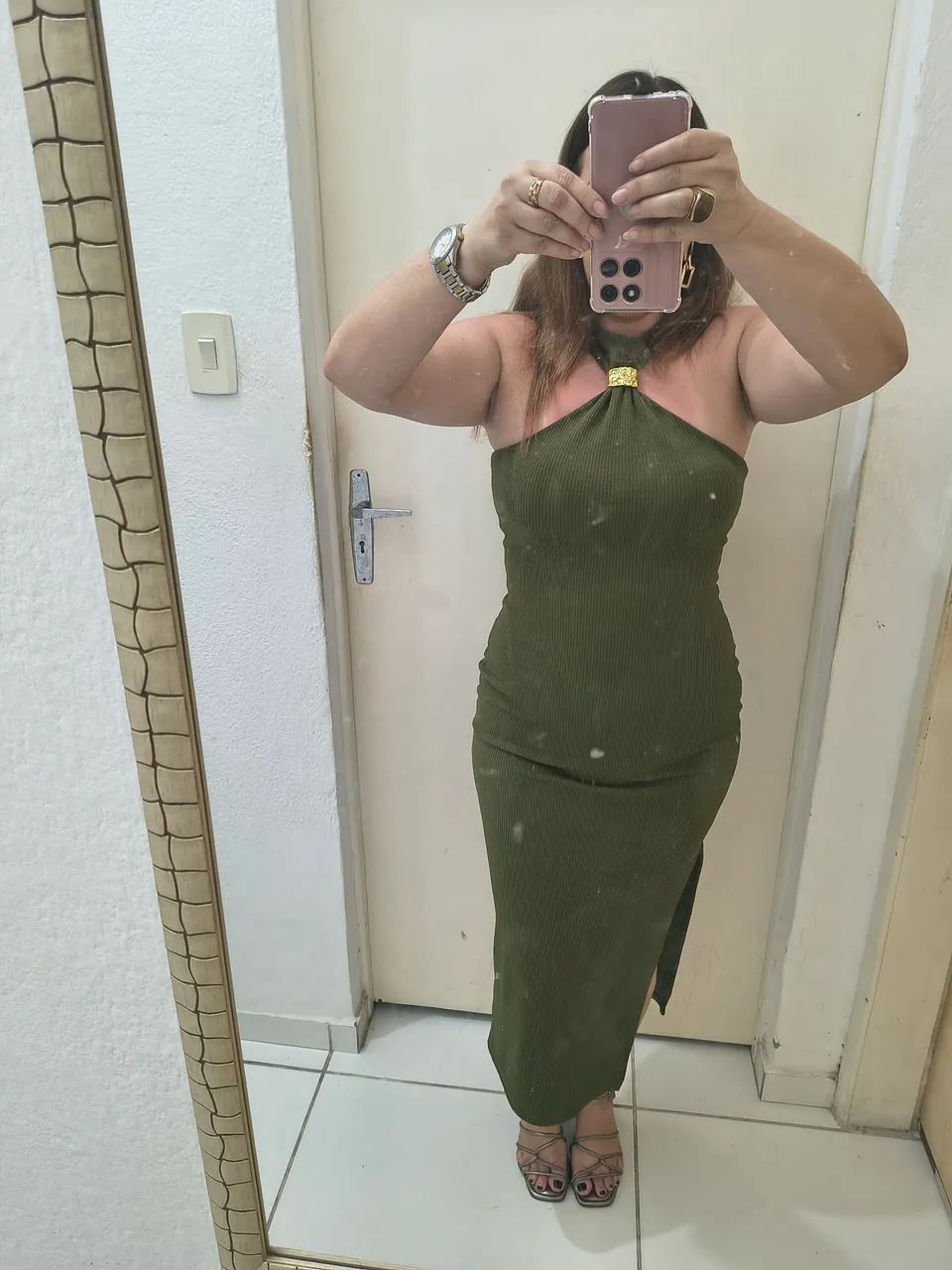 Vestido canelado