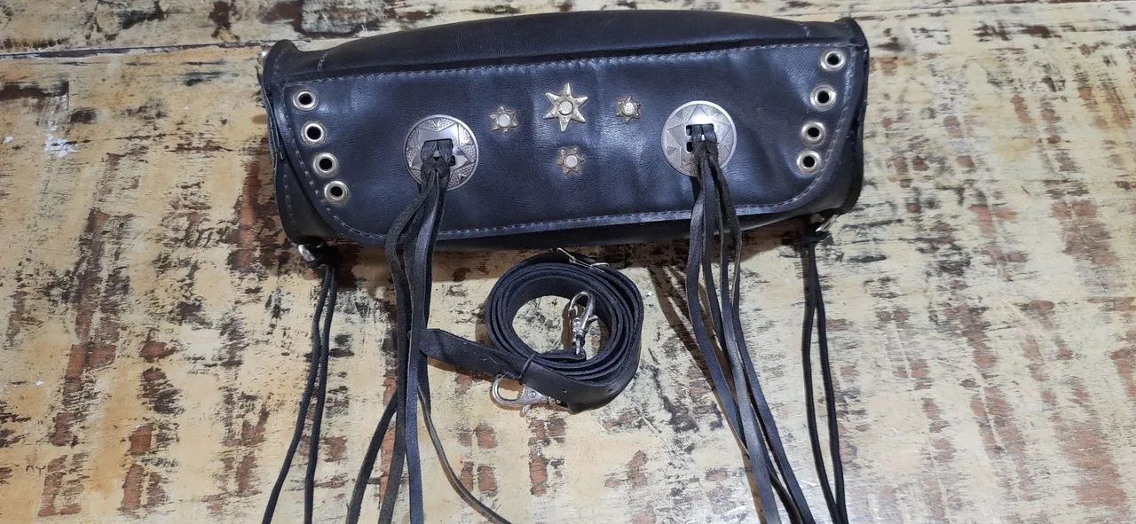 Bolsa/alforge p/moto custom