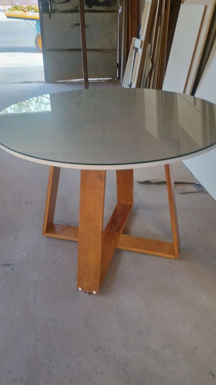 Mesa de ml linda com vidro  - Foto 2
