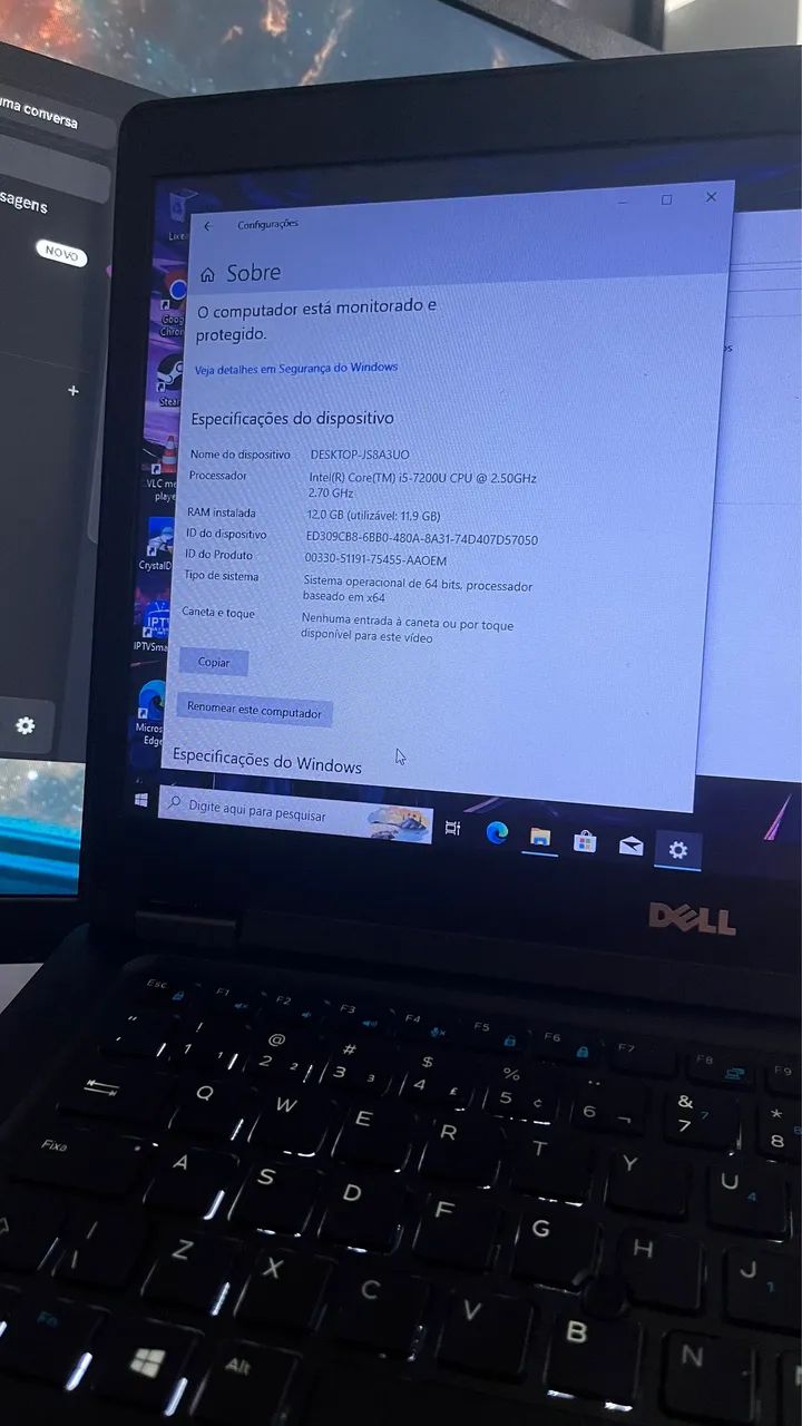 Notebook Dell latitude Core i5 7* 12GB DDR4 256GB Ssd (zero) - Foto 3
