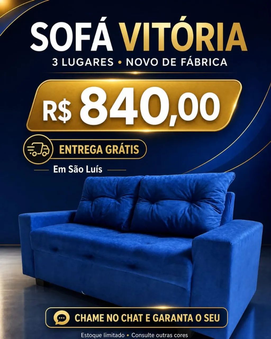 Sofá direto de fabrica 