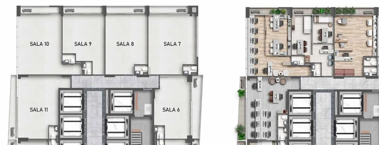 Sala Comercial - Urban - 21º andar - 49 m² - ÁGIO - Foto 3