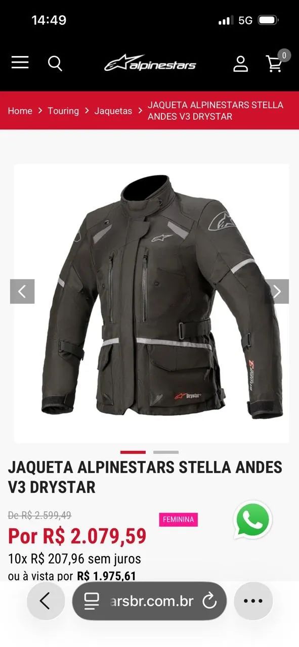 JAQUETA MOTO ALPINESTARS - Foto 4