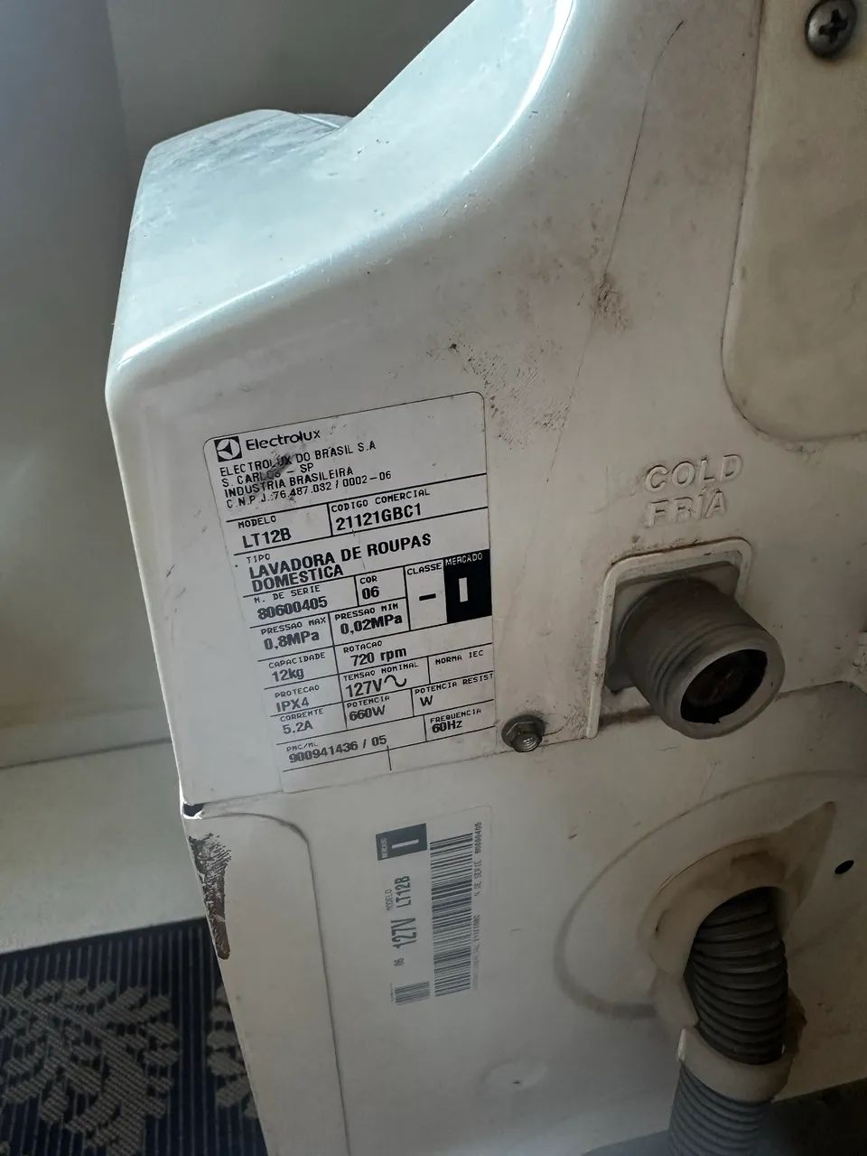 VENDO MÁQUINA ELECTROLUX 12KG - Foto 2
