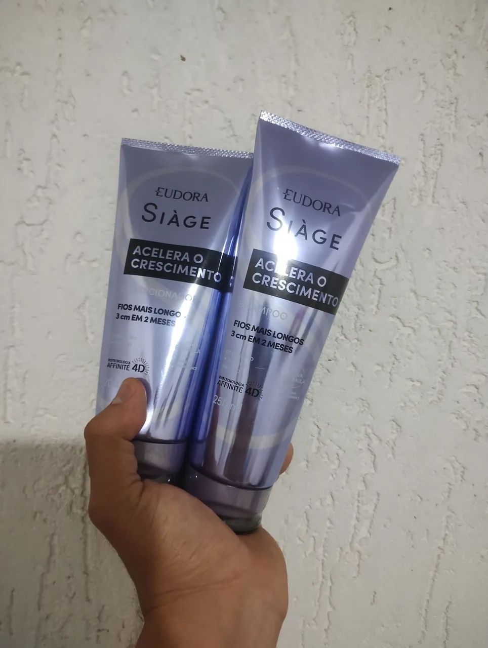 Shampoo e Condicionador Eudora - Acelera crescimento 