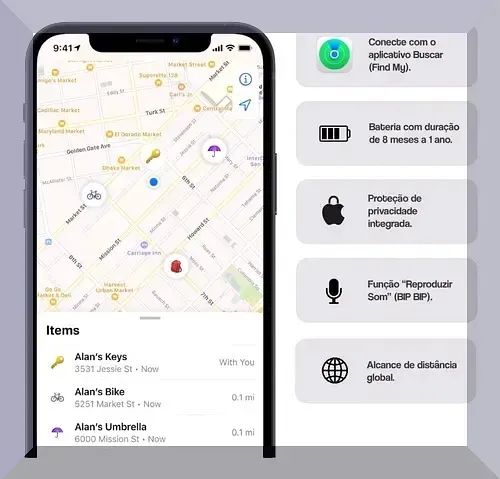 localizador inteligente a distancia compatível com Android Pronta Entrega - Foto 2
