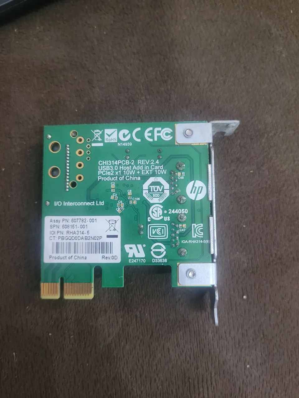 Placa USB 