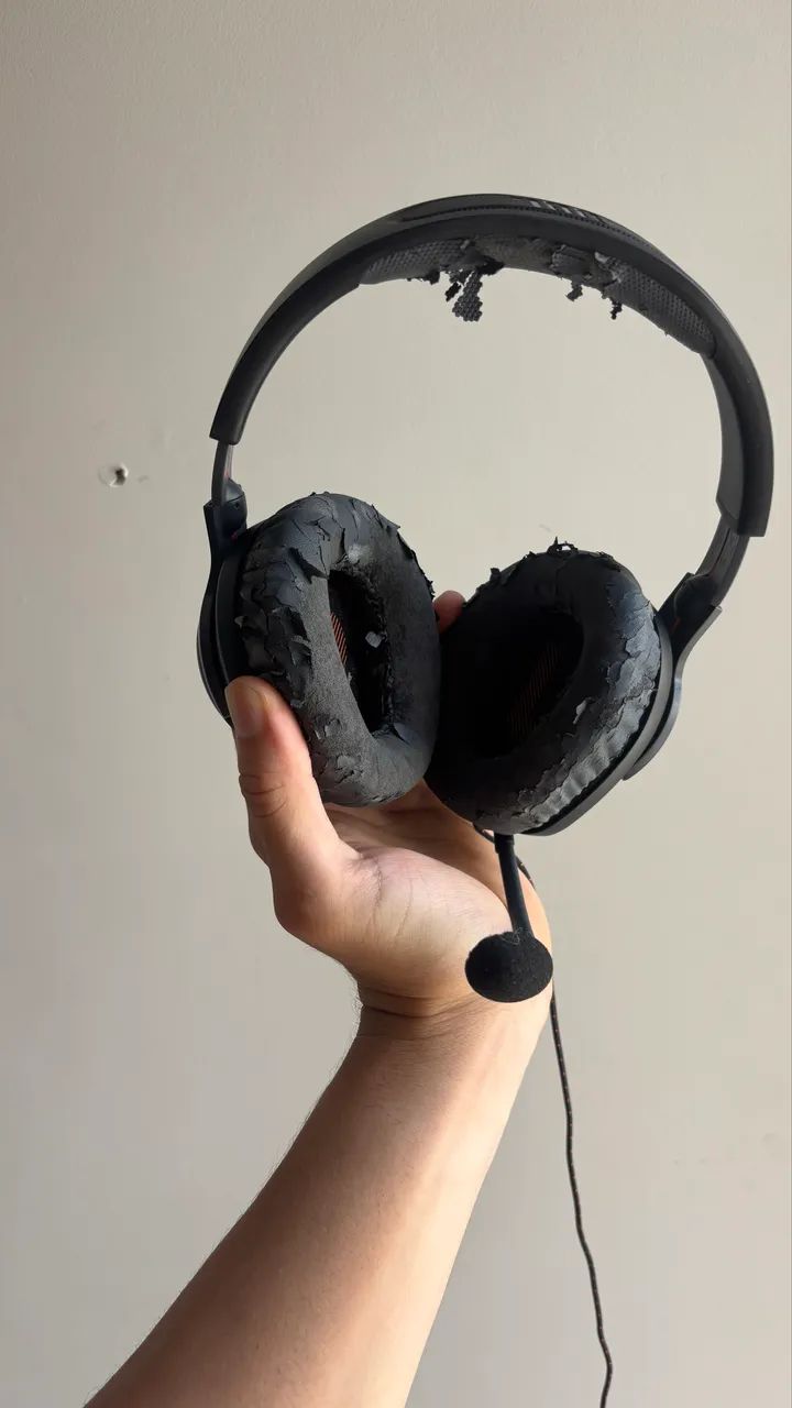 Headset JBL Gamer com Microfone - Funcionando