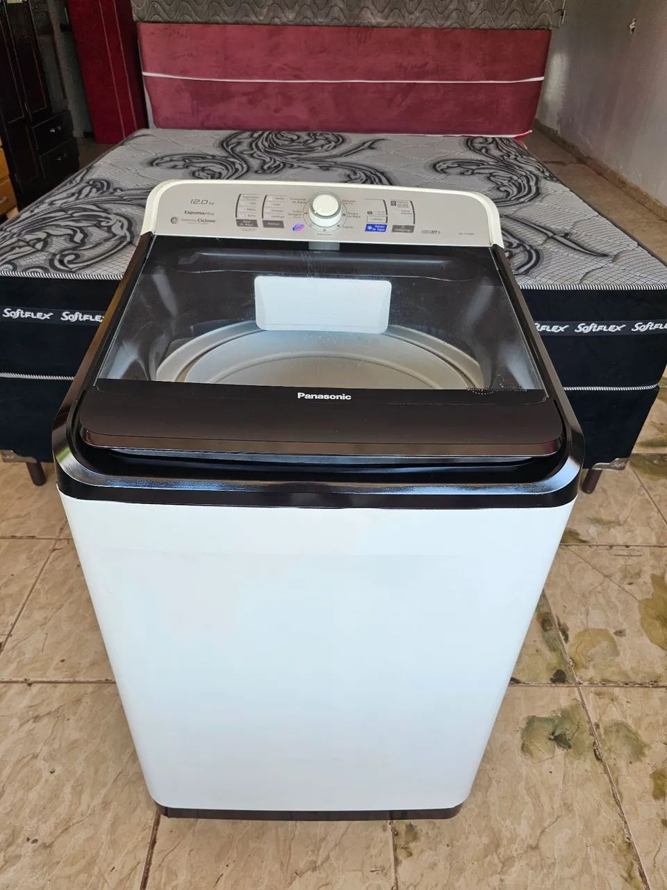 Máquina 12 kg bate e seca usada funcionando perfeitamente 