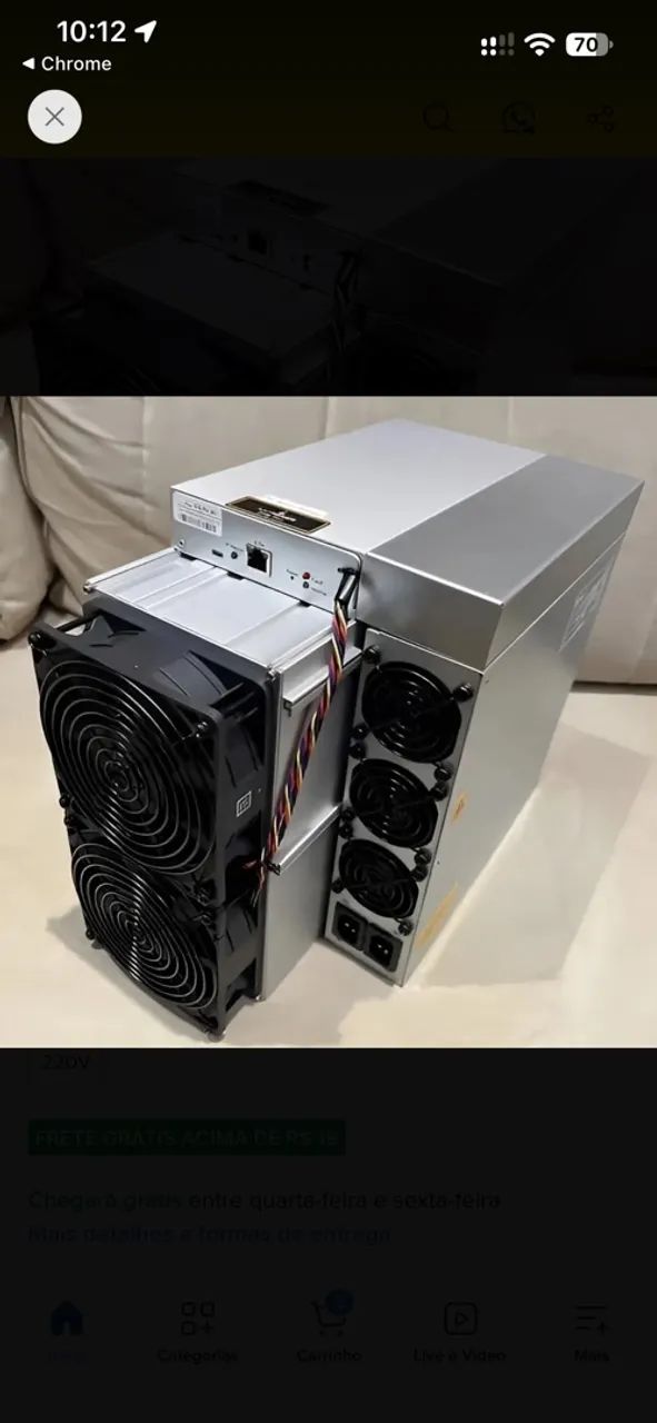 Mineradora de bitcoin
