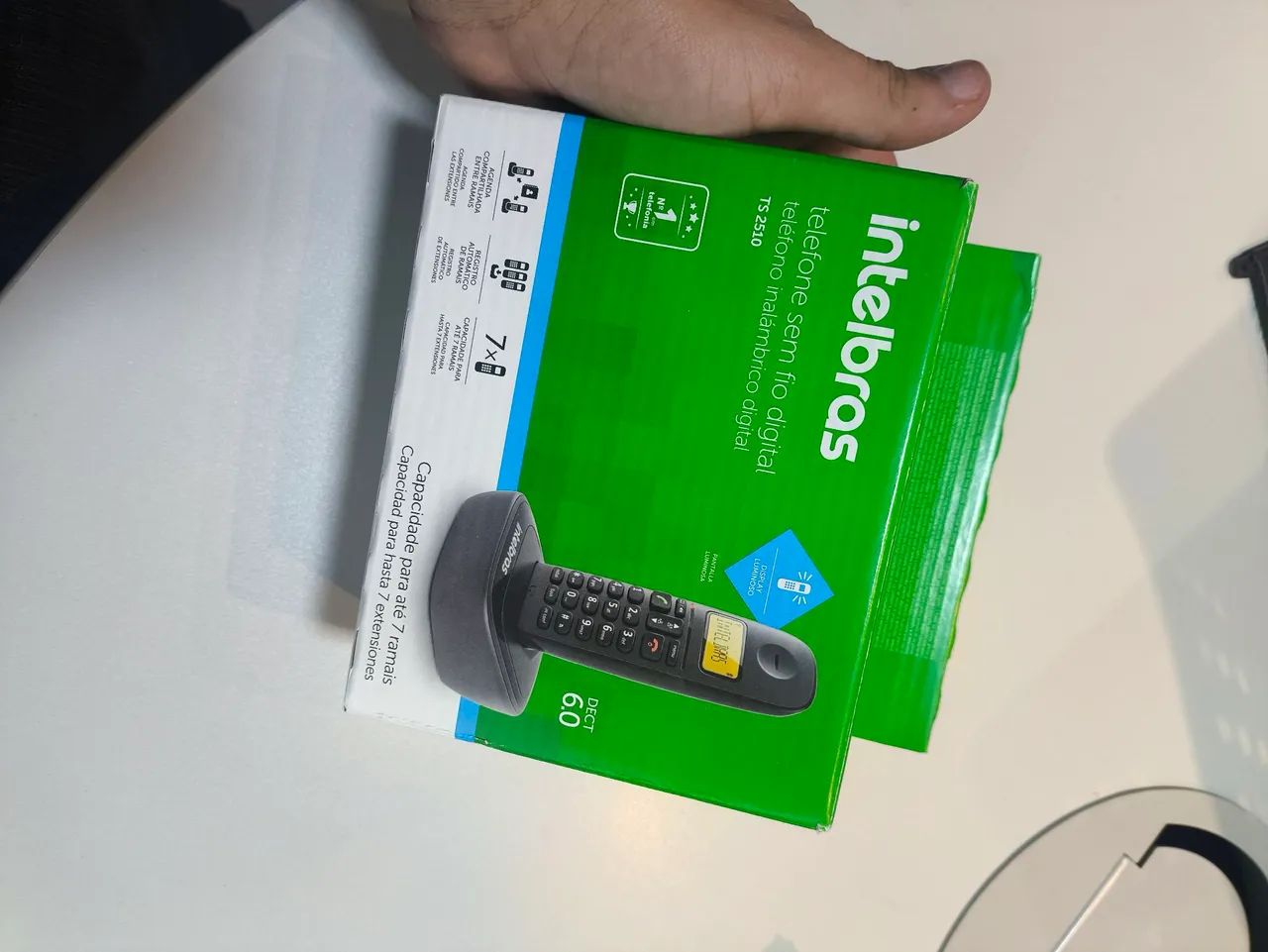 Telefone digital sem fio Intelbras 