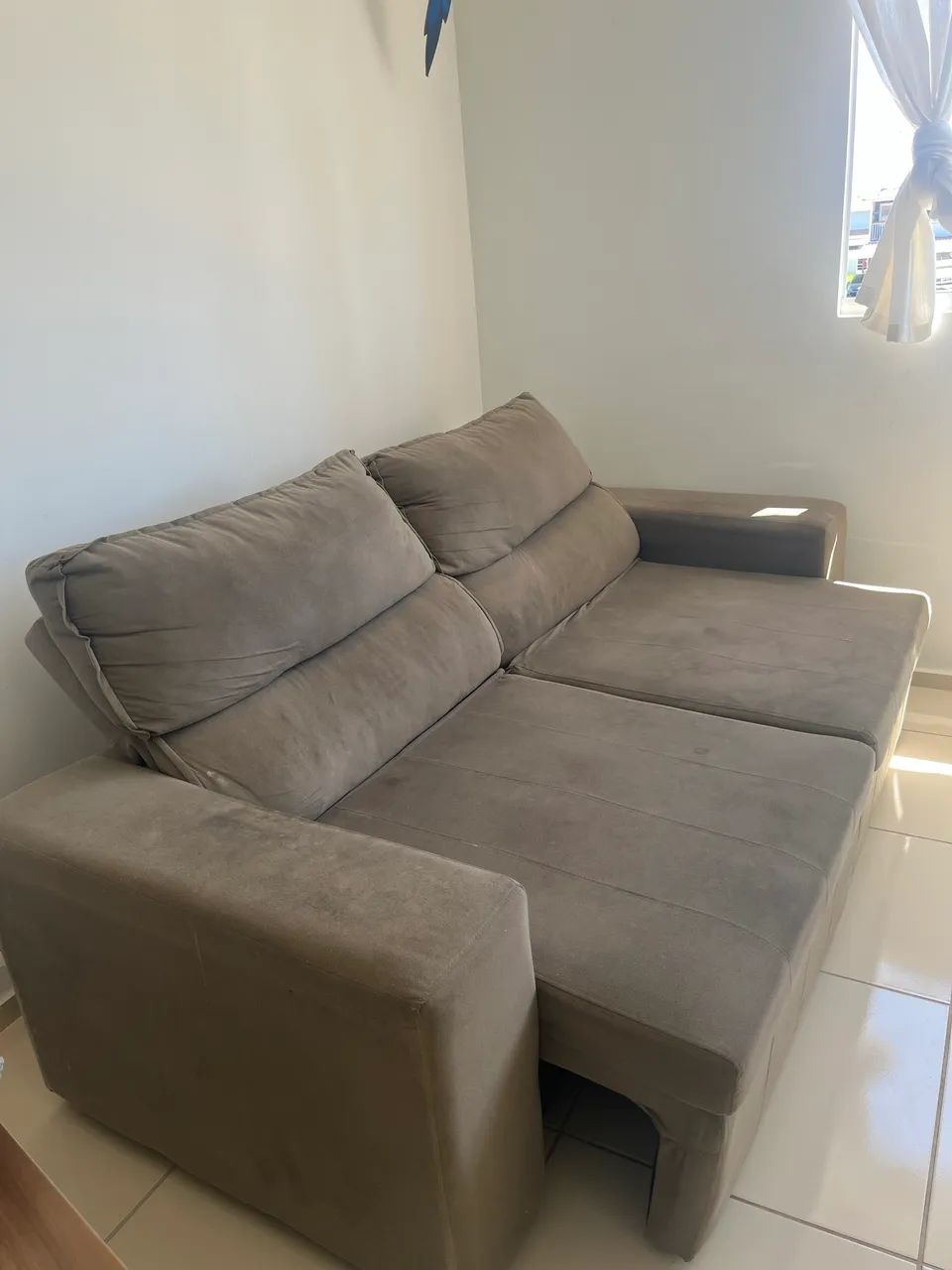 Sofá Retrátil e Reclinável 2,20m - 3 Lugares - Foto 2