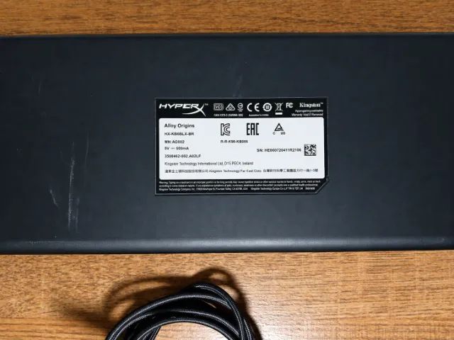 Teclado HyperX Alloy Origins RGB Blue ABNT2 - Foto 3