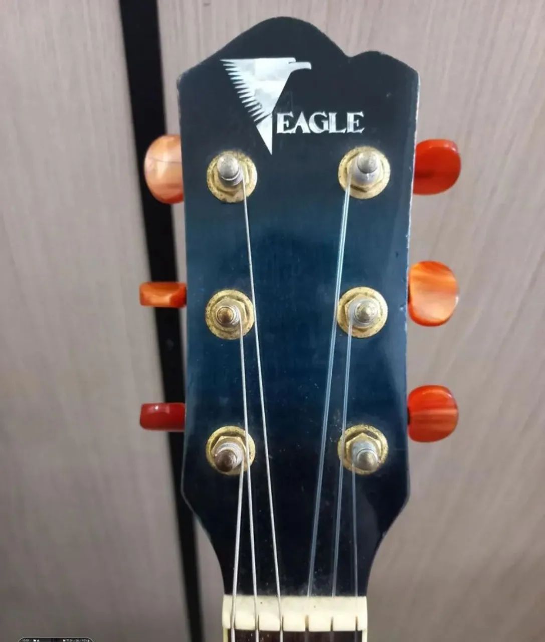 Violão Eletrico Eagle de Nylon (cor Azul) - Foto 3