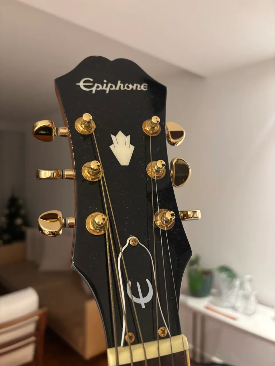 Violão Acústico Epiphone PR-5E Madeira Abeto Mogno 6 Cordas Natural - Foto 3
