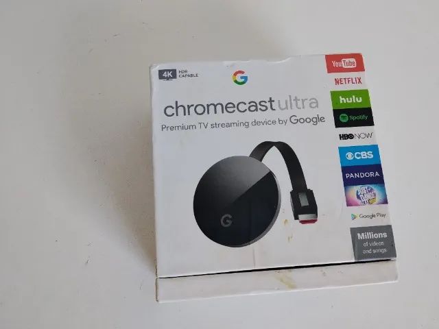Chromecast Google Ultra 4k Original - Dispositivos de Streaming