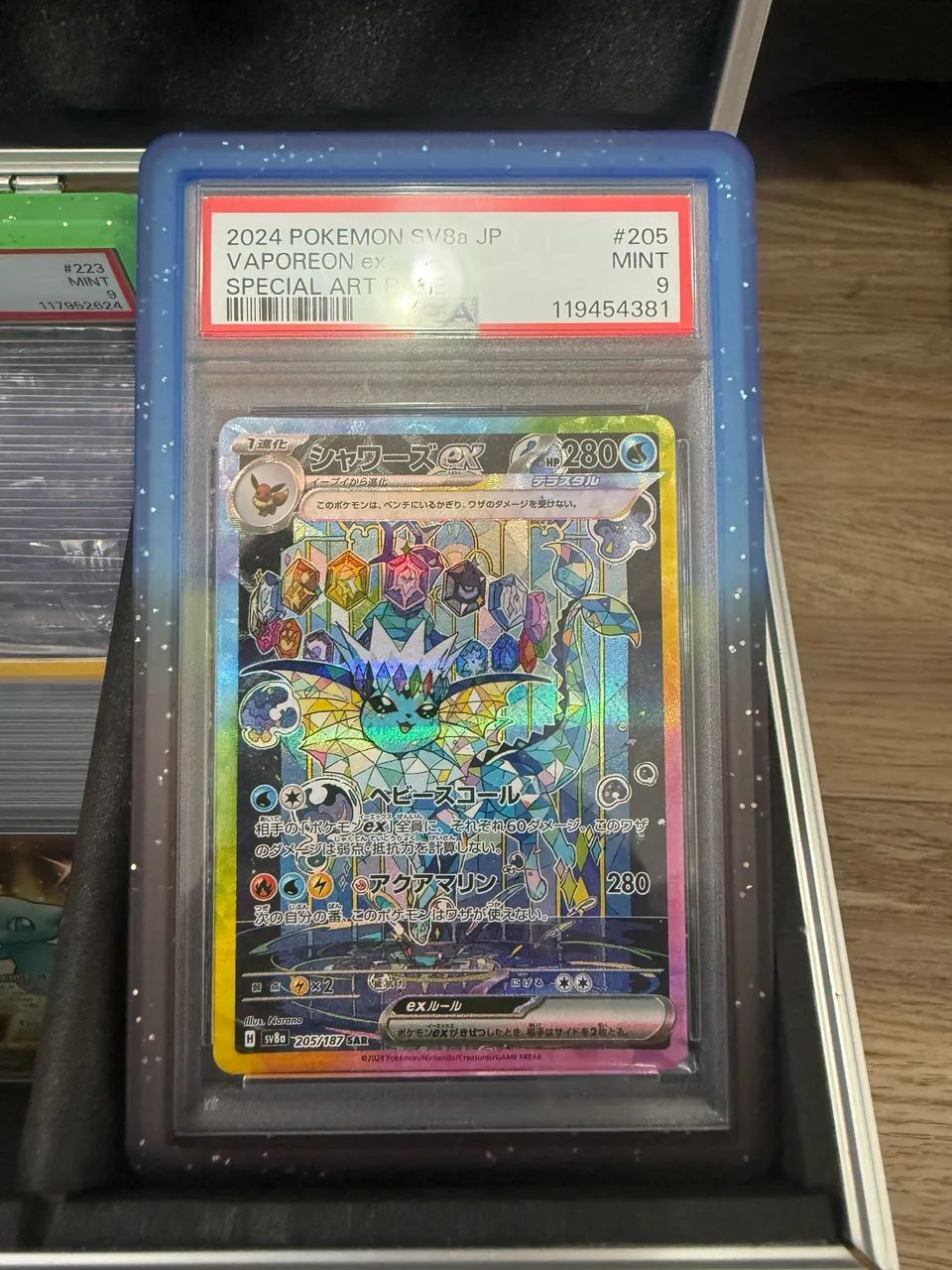 PSA 9 - Vaporeon Ex (SV8a) JP - Foto 3