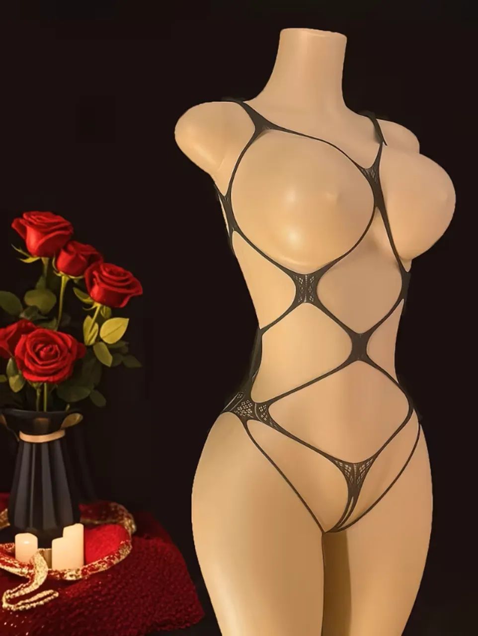 Conjunto de 4 peças de Lingerie Sexy - Foto 5