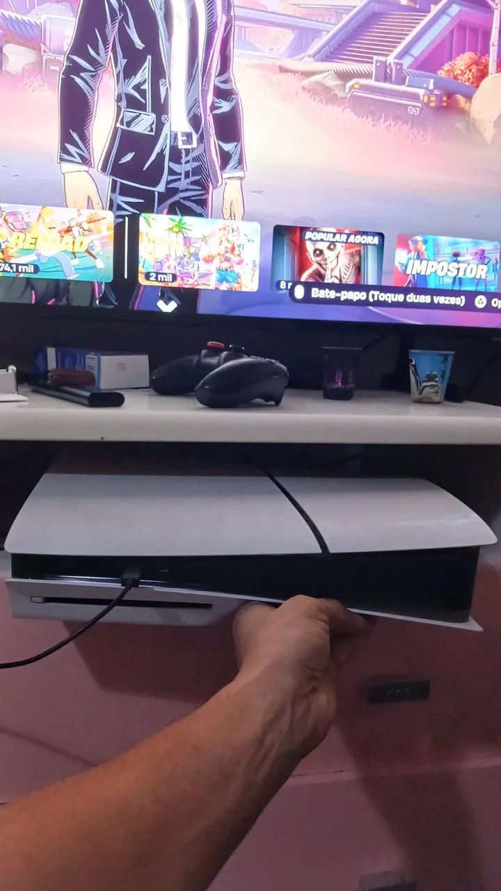 PlayStation 5 slim com leitor de disco 