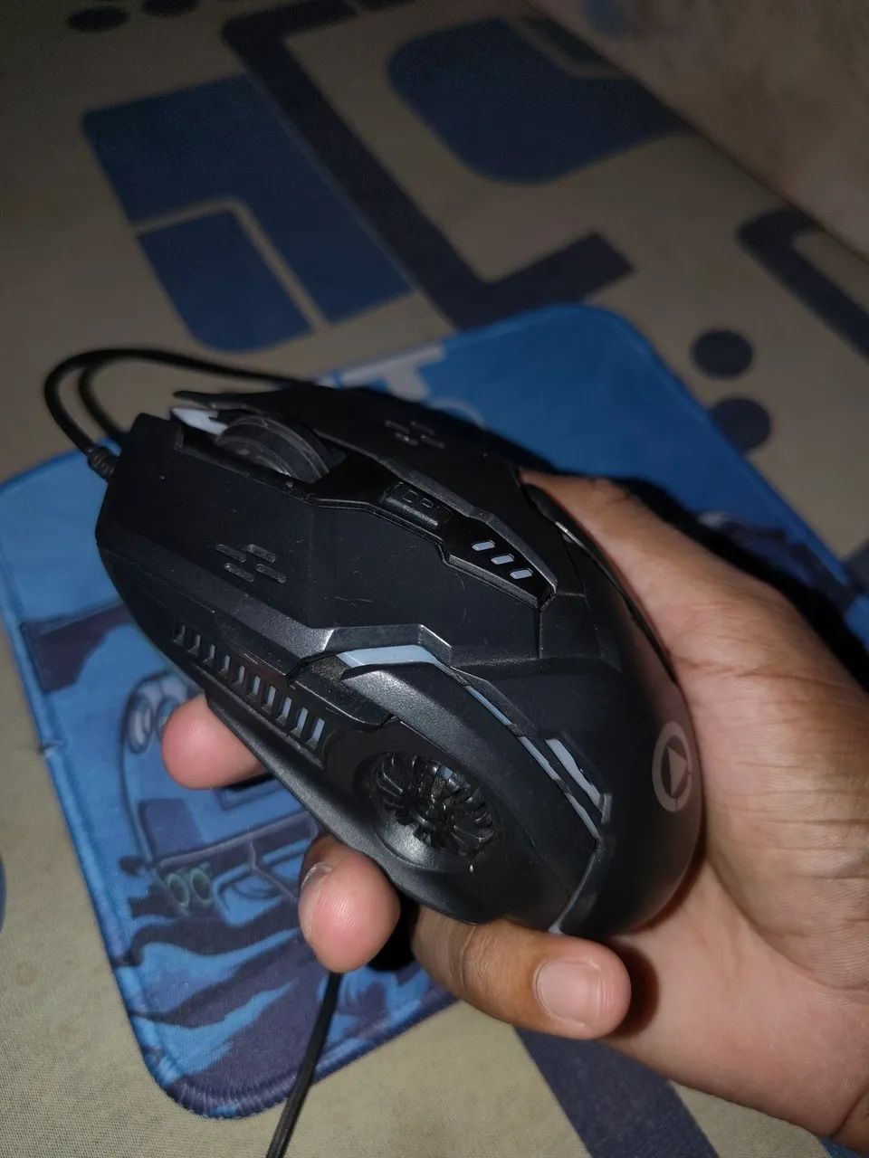 Mouse RGB e Mousepad GTR usados - Foto 4