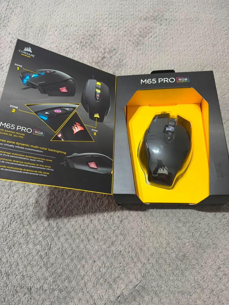 Mouse Corsair M65 Pro RGB pouco uso - Foto 2