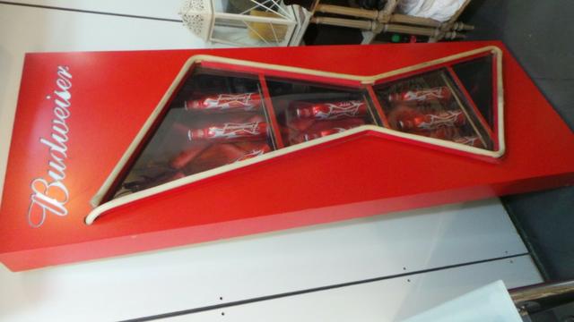 Painel antigo grande luminoso da cerveja budweiser p/ colecionadores raríssimo! - Foto 6