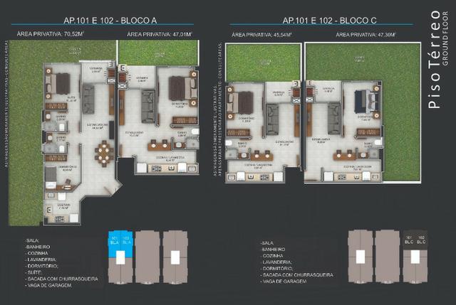 G*Floripa*Apartamento 2 dorms,1 suíte, super desconto praia das gaivotas! * - Foto 11