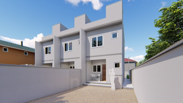 Casa Geminada com passagem lateral na Limeira, Brusque-SC - Foto 5