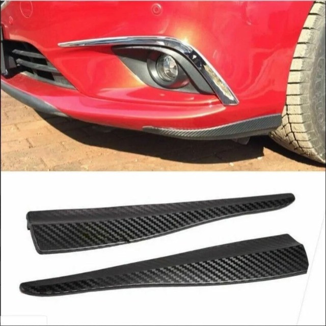 363x64,8mm Saia/protetor De Para-choque Estilo Carbono
