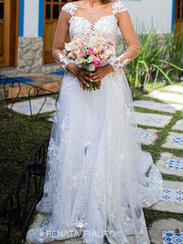 vestido de noiva do flamengo