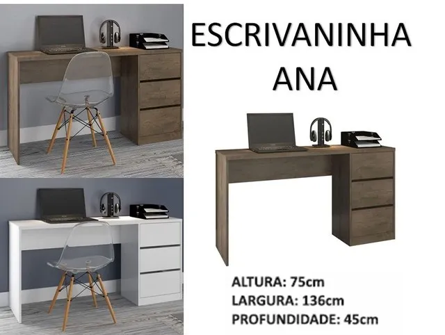 Escrivaninha nova montagem grátis 