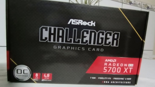 Placa de video rx 5700xt  oc 8gb Asrock challenger