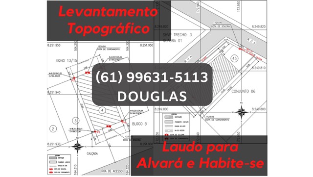 Topografia p/ Alvará e Habite-se 